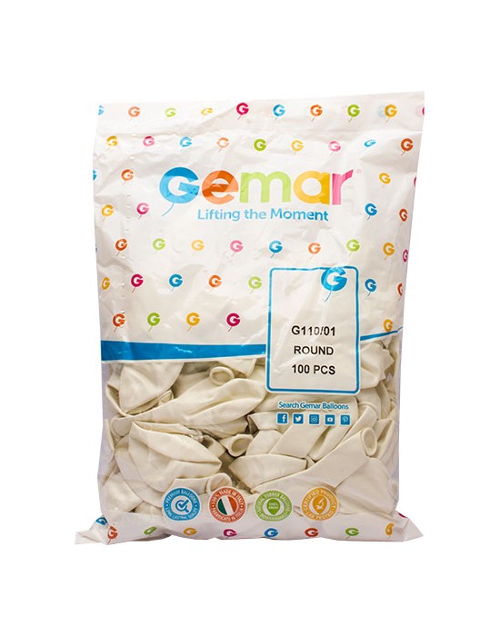 GEMAR%20RAUND(DIŞ%20MEKAN)%20BEYAZ%20BALON%20G110/01#