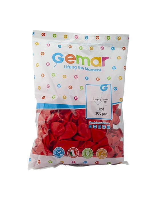 GEMAR%20KIRMIZI%20KALP%20BALON%20CR%2010’’%2025CM