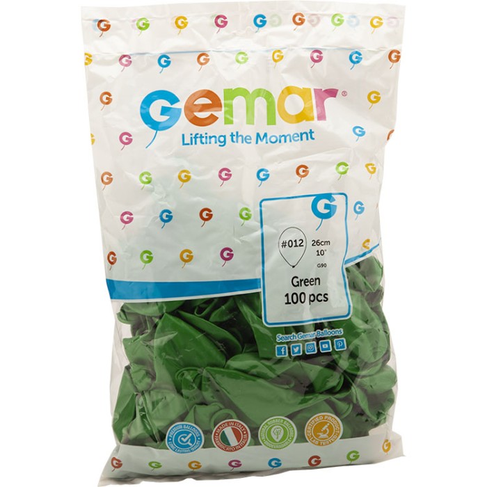 GEMAR%20YEŞİL%2010’’%20İÇ%20MEKAN%20BALON%20G90-GREEN