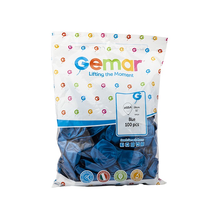 GEMAR%20METALİK%20KOYU%20MAVİ(BLUE)%20BALON%2011%20İNCH%20GM-110%20#054