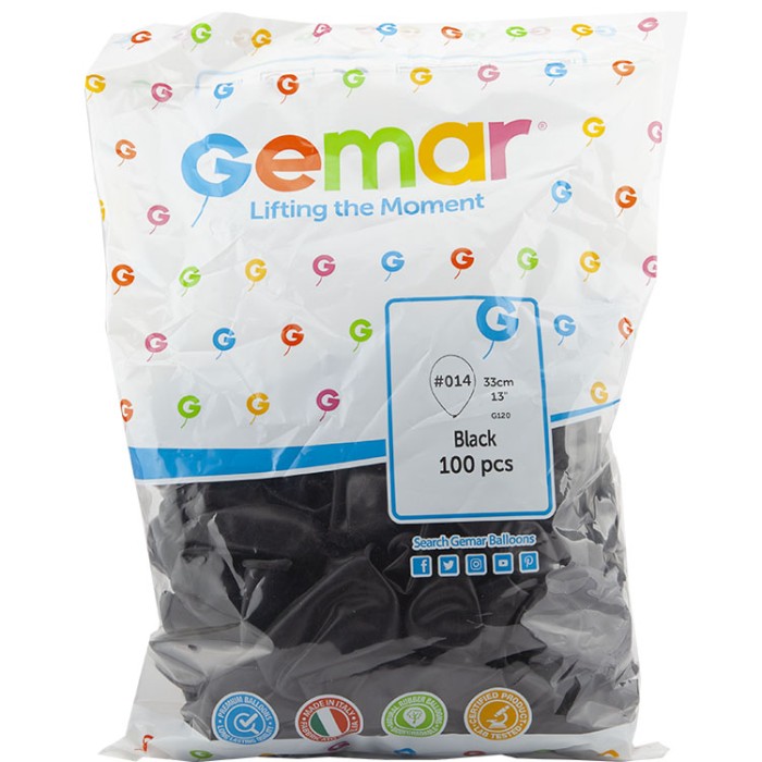 GEMAR%20RAUND%20SİYAH%20BALON%20GM120-BLACK