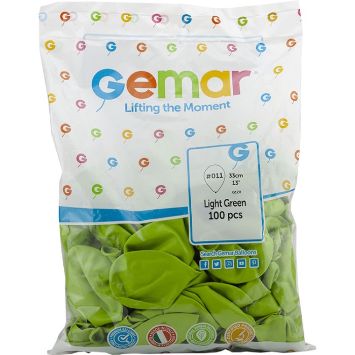 GEMAR%20RAUND%20AÇIK%20YEŞİL%20BALON%20GM120-LİGHT%20GREEN